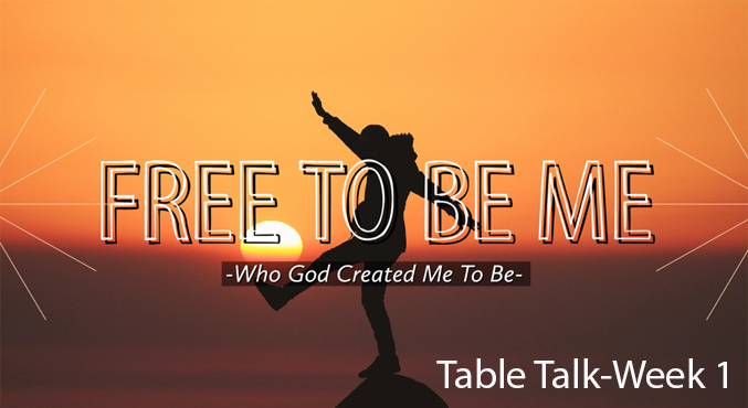 Free To Be Me, Who God created me to be